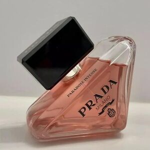 Prada Pink and Black Geometric Tote Bag